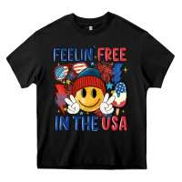 Black feelin free in the usa Heavy Core Tee - MaliasSmallBusiness