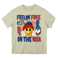 Mossy feelin free in the usa Heavy Core Tee - MaliasSmallBusiness