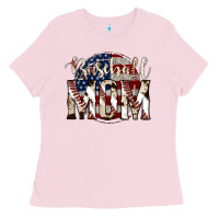 Bubblegum Pink baseball mom Ladies Tee - Jasminsmagicworld