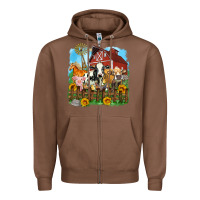 Chestnut farm life olivia Zipper Hoodie - OliviaCreatesArt