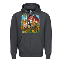 Smoke farm life olivia Zipper Hoodie - OliviaCreatesArt