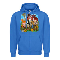 True Royal farm life olivia Zipper Hoodie - OliviaCreatesArt