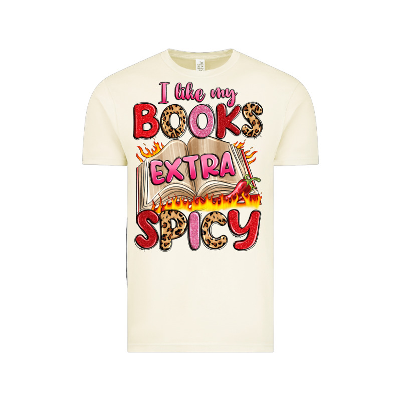 I Like My Books Extra Spicy Vintage Tee by Artiststas | Teevron