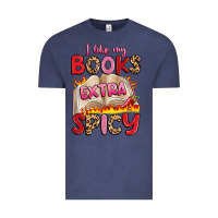 Vintage Denim i like my books extra spicy Vintage Tee - Artiststas