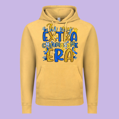 In My Extra Chromosome Era Vintage Hoodie Designed By Artiststas