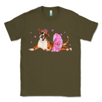 Army Green boxer dog with tutu Classic Tee - LillyAllenDesigns