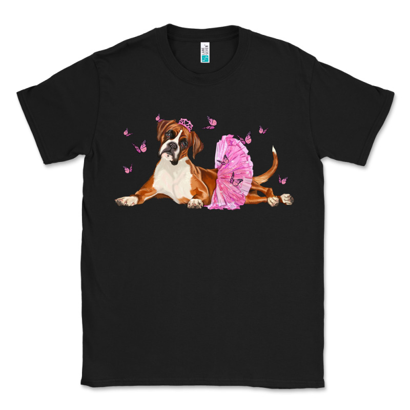 Boxer Dog With Tutu Classic Tee by LillyAllenDesigns | Teevron