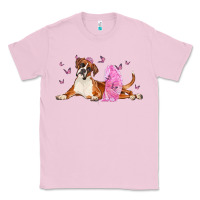 Bubblegum Pink boxer dog with tutu Classic Tee - LillyAllenDesigns