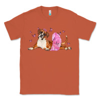 Copper boxer dog with tutu Classic Tee - LillyAllenDesigns