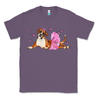Lavender boxer dog with tutu Classic Tee - LillyAllenDesigns