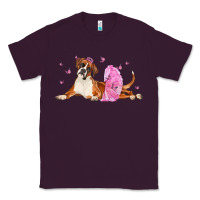 Plum boxer dog with tutu Classic Tee - LillyAllenDesigns