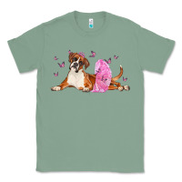 Sage boxer dog with tutu Classic Tee - LillyAllenDesigns