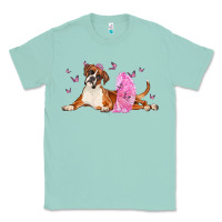 Seafoam boxer dog with tutu Classic Tee - LillyAllenDesigns