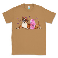 Toasted Coconut boxer dog with tutu Classic Tee - LillyAllenDesigns