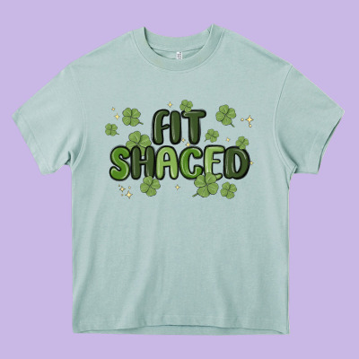 Fit Shaced Heavy Core Tee Designed By Maliassmallbusiness