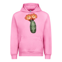 Fuchsia Pink King Cup Cactus Urban Hoodie - LillyAllenDesigns