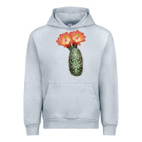 Heather Grey King Cup Cactus Urban Hoodie - LillyAllenDesigns