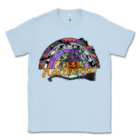 Dusty Blue Halloween Classic Tee - SublimationCraftShop
