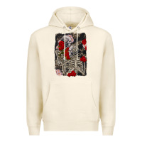 Tofu Two skeletons hugging Valentine's Day Premium Hoodie - FaDigitalArtStudio
