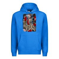 True Royal Two skeletons hugging Valentine's Day Premium Hoodie - FaDigitalArtStudio
