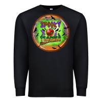 Black Spooky Teacher Premium Sweatshirt - BundleAndBundleShop