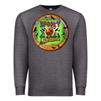 Charcoal Heather Spooky Teacher Premium Sweatshirt - BundleAndBundleShop