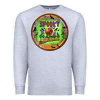 Heather Grey Spooky Teacher Premium Sweatshirt - BundleAndBundleShop