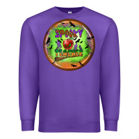 Purple Spooky Teacher Premium Sweatshirt - BundleAndBundleShop