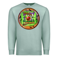 Seafoam Spooky Teacher Premium Sweatshirt - BundleAndBundleShop