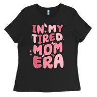 Black in my tired mom era Ladies Tee - MaliasSmallBusiness