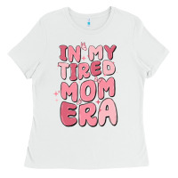 White in my tired mom era Ladies Tee - MaliasSmallBusiness