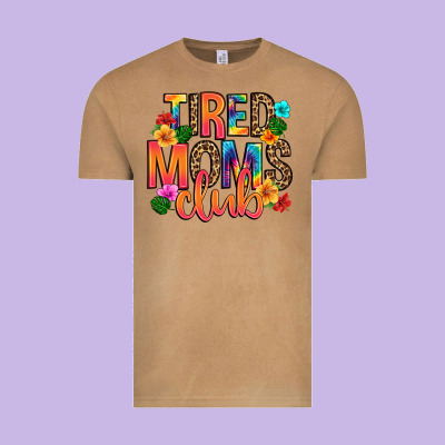 Tired Moms Club Vintage Tee Designed By Artiststas
