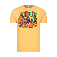 Vintage Mustard tired moms club Vintage Tee - Artiststas