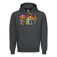 Smoke mardi gras  party olivia Zipper Hoodie - OliviaCreatesArt
