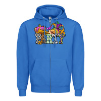True Royal mardi gras  party olivia Zipper Hoodie - OliviaCreatesArt