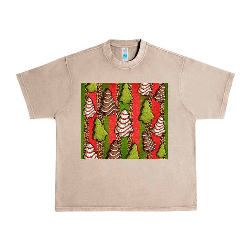 Christmas Cakes Leopard Urban Heavy Tee by Jasminsmagicworld | Teevron