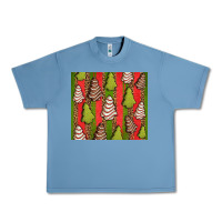 Pebble Blue Christmas cakes leopard Urban Heavy Tee - Jasminsmagicworld