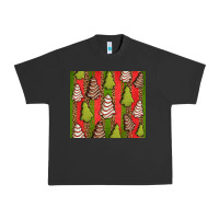 Pigment Black Christmas cakes leopard Urban Heavy Tee - Jasminsmagicworld