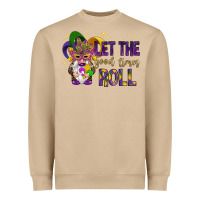 Mushroom Let the good times roll with gnome Heavyweight Sweatshirt - HowdyJamesFarm