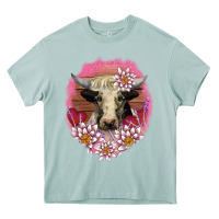 Arona v.d lotus and cow Heavy Core Tee - AdoDesignShop