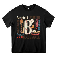 Black baseball Heavy Core Tee - MaliasSmallBusiness