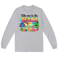 Moon Dust take me to the beach Long Sleeve Tee - NancyCooperArtShop