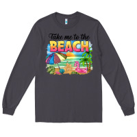 Smoke take me to the beach Long Sleeve Tee - NancyCooperArtShop