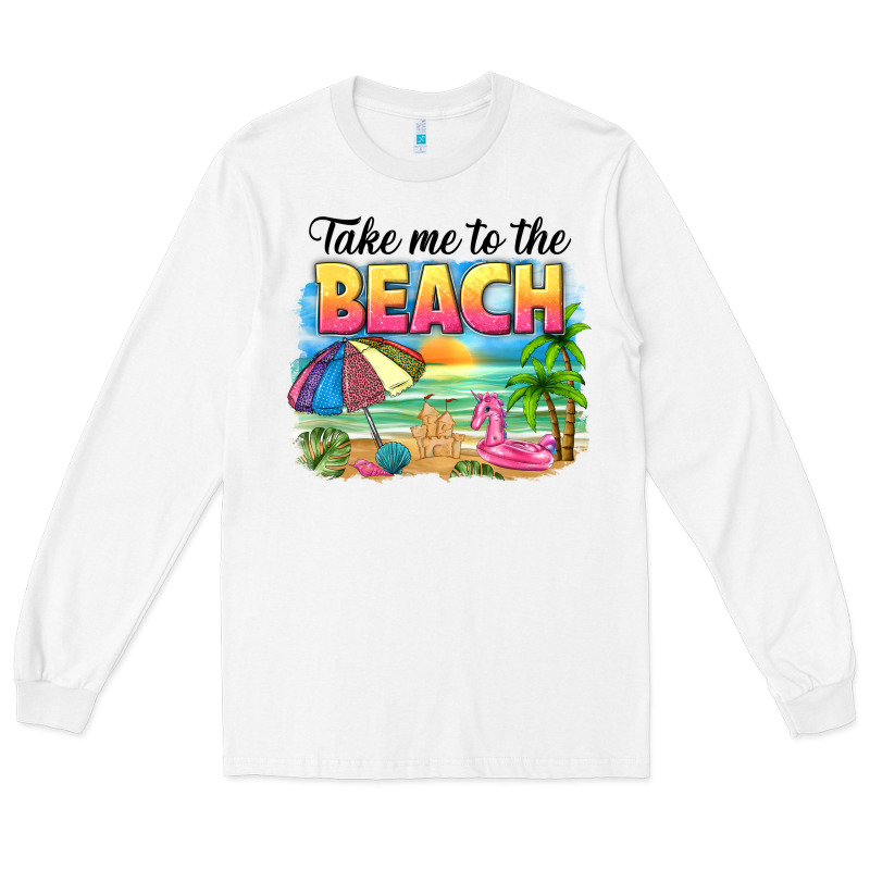 Take Me To The Beach Long Sleeve Tee by NancyCooperArtShop | Teevron