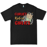 Black curlies before girlies Premium Tee - MaliasSmallBusiness