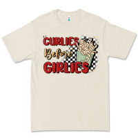 Bone curlies before girlies Premium Tee - MaliasSmallBusiness