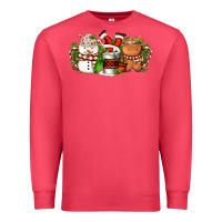 Cardinal Christmas coffee cups Premium Sweatshirt - FaDigitalArtStudio