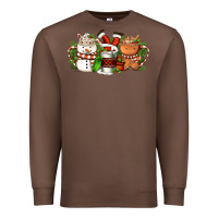 Chestnut Christmas coffee cups Premium Sweatshirt - FaDigitalArtStudio