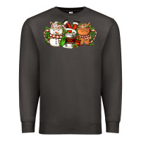 Smoke Christmas coffee cups Premium Sweatshirt - FaDigitalArtStudio