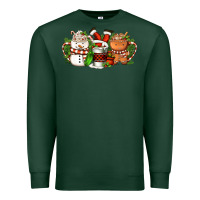 Sports Green Christmas coffee cups Premium Sweatshirt - FaDigitalArtStudio